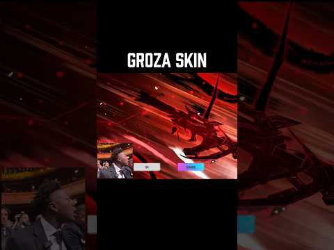 New Groza Skin 😱 Only 90 Diamond Spin 🤯 #shorts #freefire #foryou #freefirehighlights
