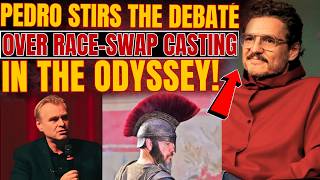 Pedro Pascal Sparks HUGE Backlash After Defending Black Helen of Troy In The Odyssey! INSANE RANT!
