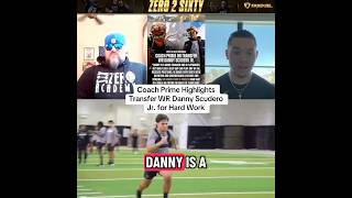 Coach Prime PRAISES New Colorado WR Danny Scrudero! 👀