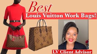 5 Best Designer Bags For Work! Work Bags From Louis Vuitton! Ft. Lv Onthego! && More!