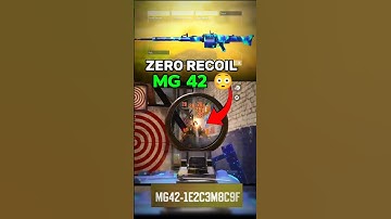 MG-42 ZERO RECOIL layout | CODM | #gameplaycodm #callofduty #codmobile #codm #shorts #gameplaycodm