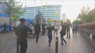 Ritz Lindy Hoppers swing dance flashmob