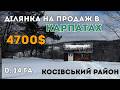PLOT FOR SALE IN THE CARPATHIAN MOUNTAINS VILLAGE OF KOSMACH KOSIV DISTRICT