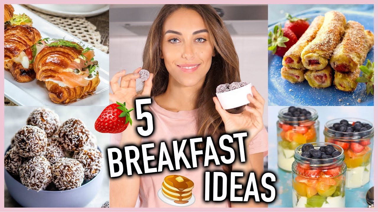 🥐🍓 4 COLAZIONI BUONE E VELOCI - BREAKFAST IDEAS FOR SCHOOL  🥞🍫🍩