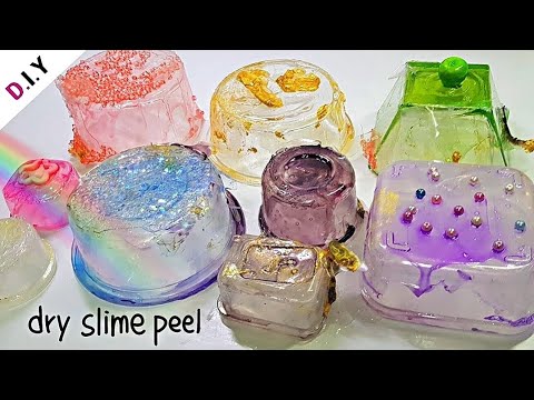 SLIME) 쾌감있는! 마른 슬라임 껍질 벗기기🌈 | Dry slime peel  乾いたスライムの殻
