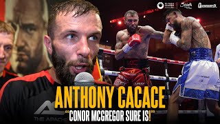 “Conor McGregor sure is!” Anthony Cacace on life-changing IBF world title win against Joe Cordina