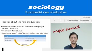 Functionalist perspective on education