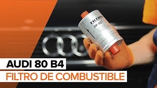 Cómo cambiar Filtro de combustible en AUDI 80 B4 [INSTRUCCIÓN]