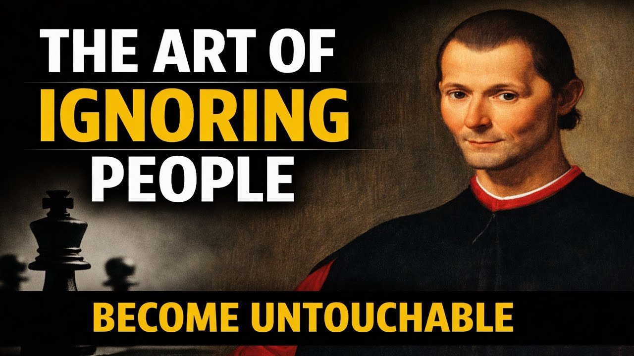 Art Of Ignoring People! Most Ruthless Power | Machiavelli's Dark Psychology Tricks