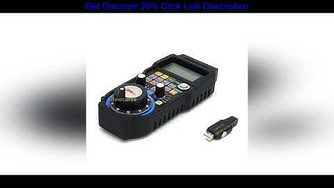 Best XHC CNC Handwheel Wireless Mach3 MPG Pendant Handwheel For Milling Machine 4 6 Axis MPG WHB04B