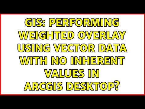 GIS: Performing Weighted Overlay using vector data with no inherent values in ArcGIS Desktop?