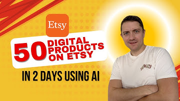 How I Used AI to Create 50+ Digital Products on Etsy in Days (One Became a Bestseller!)