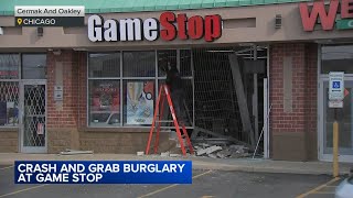 Crash-and-grab thieves target Heart of Chicago GameStop store, police say