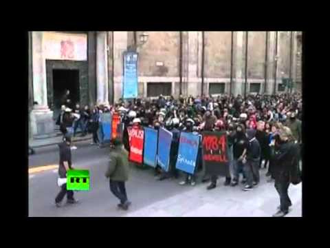 Riots and Protests Around the World - Greece, Egypt, England and Italy - Revolution!