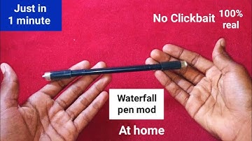 How to make a pen mod at home (Duplicate waterfall mod)