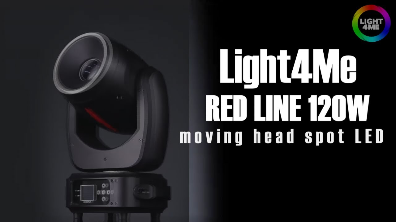 LIGHT4ME RED LINE SPOT 120W - głowica ruchoma LED
