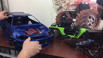 TOYAN L400 1/5 Skyline drift car build