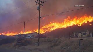 Massive SoCal Wildfire Kills 2, Burns Homes | Hemet