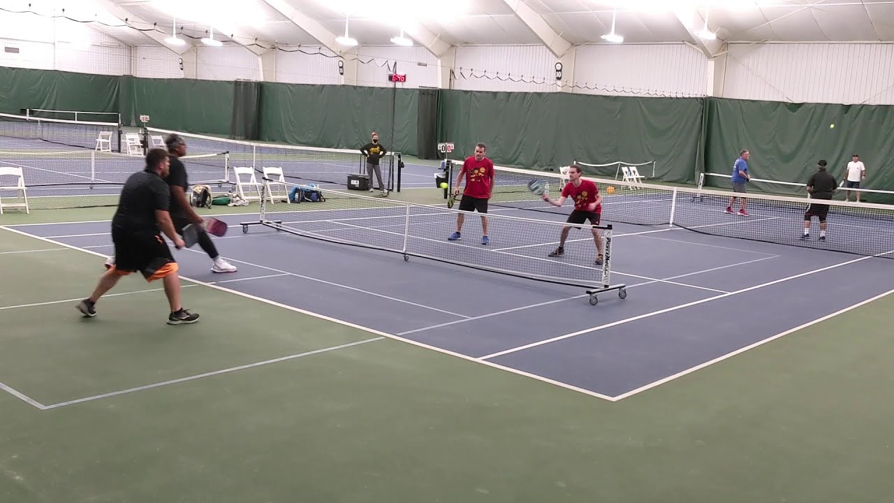 Pickleball 3.5 Mens Gold Medal Match at Monster Mash Tournament in Fort