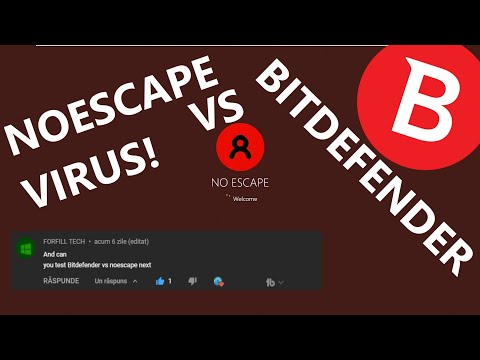 NoEscape Virus VS Bitdefender Antivirus!