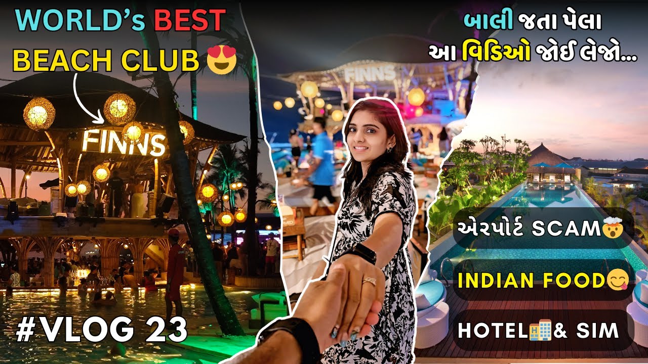 WORLD'S BEST Beach Club 😍 Finns Club in Bali Indonesia Vlog