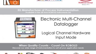 Electronic Multi-Channel Datalogger - Logical Channel Hardware Input Mode