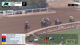 Keychain Girl wins Race 7 on Friday, May 17 at Santa Anita Park