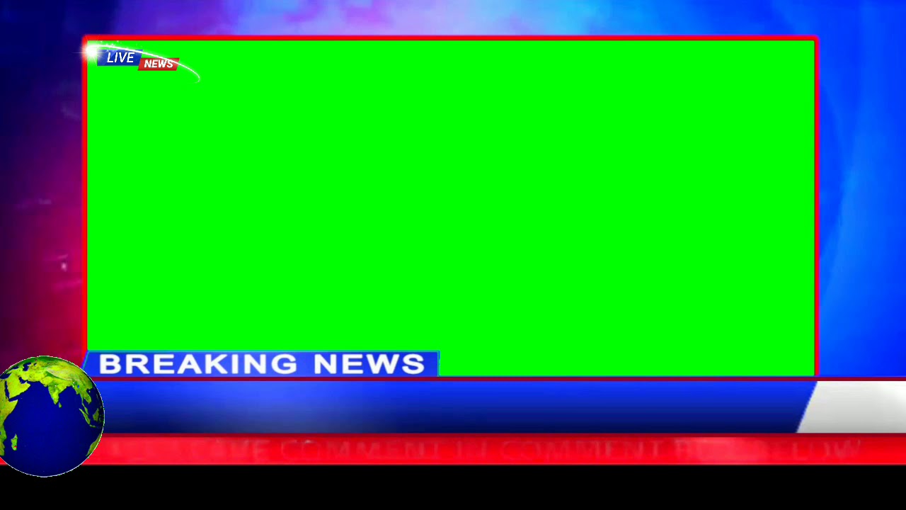 Breaking News Berita Green Screen Background Video Youtube