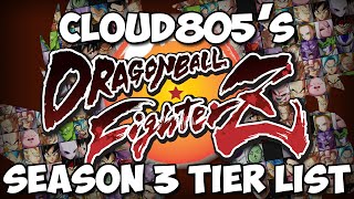 Cloud805 S Dragon Ball Fighterz Season 3 Tier List