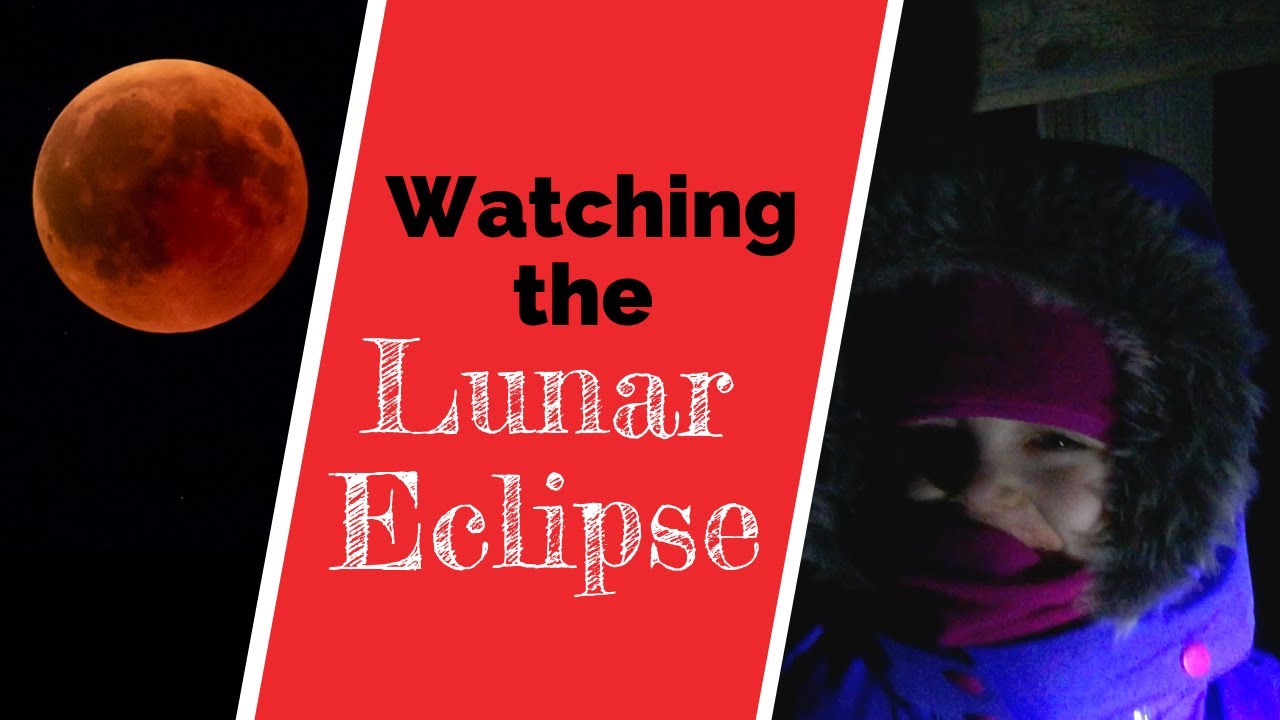 Watching the Lunar Eclipse | Super Wolf Blood Moon | 100 Sub Giveaway Announcement