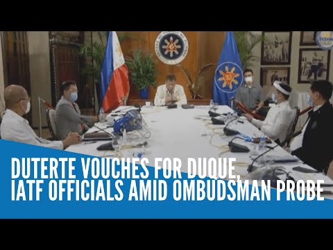 Duterte vouches for Duque, IATF officials amid Ombudsman probe