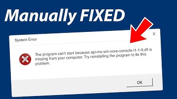 [SOLVED] api-ms-win-core-console-l1-1-0.dll Missing DLL File Fix