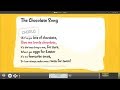 Chocolate Song