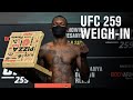 UFC 259: Blachowicz vs Adesanya - Weigh-in