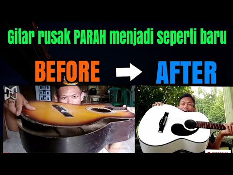 Halo teman Calon Rocker! Di video Membuat Gitar Jadi Keren Budget Minim Hasil Mewah ini gw bakal nun. 