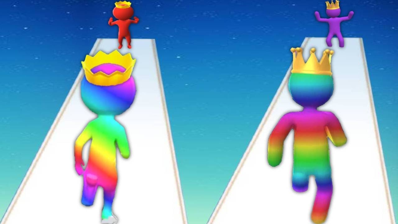 SIZE UP RUN RACE 3D COLOR vs GIANT RUSH! - Double Game