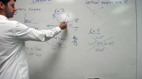 Geometry Lesson 6: Identifying Pairs of Angles