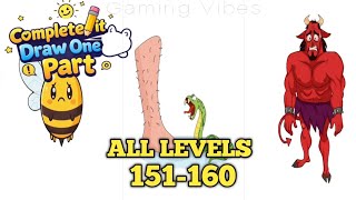Complete it - Draw One Part Level 151 152 153 154 155 156 157 158 159 160 Walkthrough Solution screenshot 1