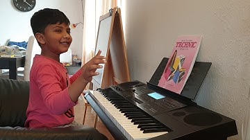 Hear the Wind Blow! P.No 20 (Bastien Piano  Basics Technic Primer Level) by Vishwa