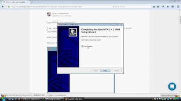 How to setup vpn using openvpn in Windows Vista?