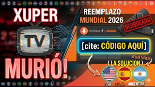 ¡XUPER TV Murió! 💀 Instala YA el REEMPLAZO Oficial 2026 Código Downloader screenshot 2