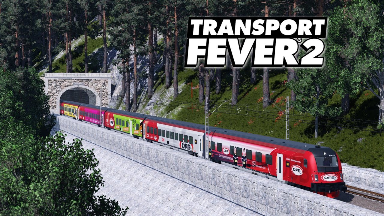 Transport Fever 2 Rhonetal Führerstandsmitfahrt Kassel - Sion | Mit dem RE1   durchs Tal