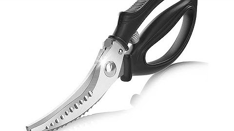 Kéo cắt gà vịt, tôm cua và làm cá được luôn. Có khoá ở tay cầm an toàn cho người sử dụng 🍗🐟🐠🦐🦀