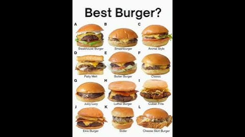 Which Of These Burgers Is The Best? Comment Below!