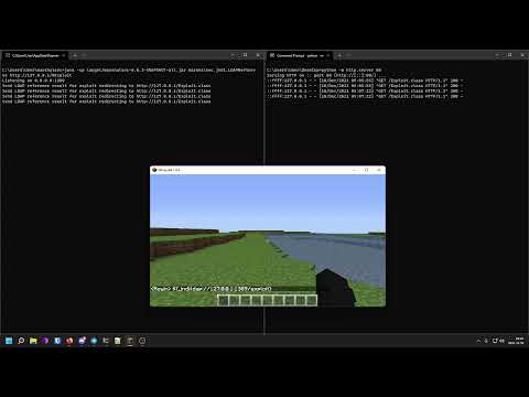Log4j Remote Code Execution Exploit in Minecraft