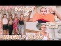 college week in my life | 21st birthday party, swimsuit & workout haul, + exciting things!!!!