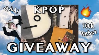 KPOP GIVEAWAY + Q&amp;A // 100K SUBS SPECIAL