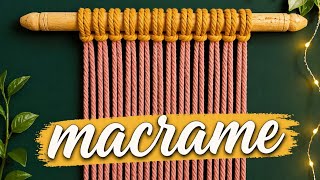 Macrame for Beginners: Simple Wall Hanging Design You Can Make at Home