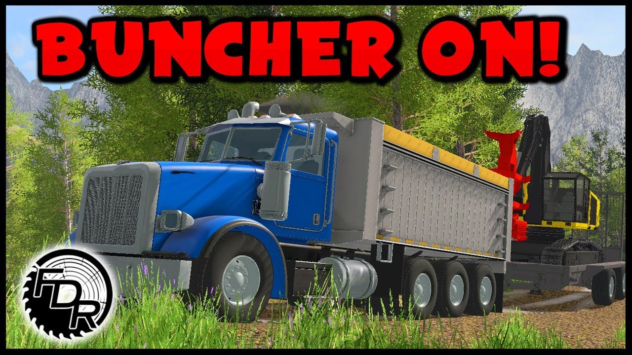 Bringing Out The Buncher | Farming Simulator 2017 | Logging & Forestry #211 woodchuck