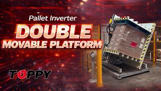 PALLET INVERTER  650-2000 🔄 (Double Movable Platform) at Customer's Site